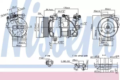 Компрессор NISSENS 890126