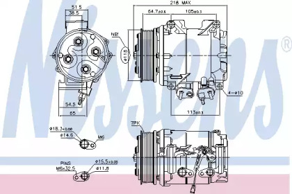 Компрессор NISSENS 890128