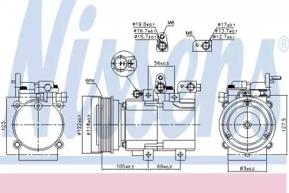 Компрессор NISSENS 890130