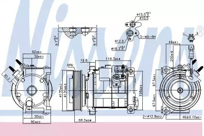 Компрессор NISSENS 890152