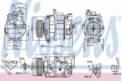 Компрессор NISSENS 890173