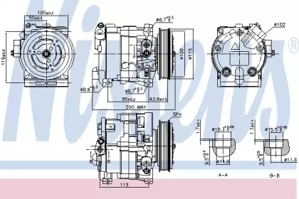 Компрессор NISSENS 890187