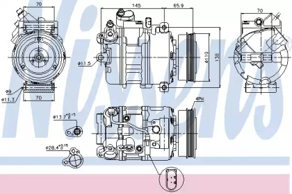 Компрессор NISSENS 89023