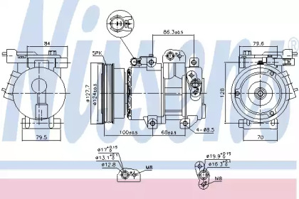 Компрессор NISSENS 890232