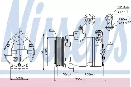 Компрессор NISSENS 89024