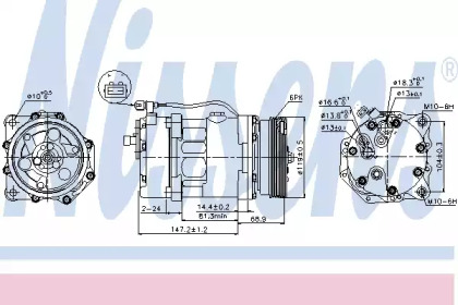 Компрессор NISSENS 89025