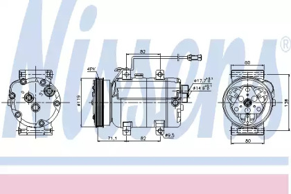 Компрессор NISSENS 89029