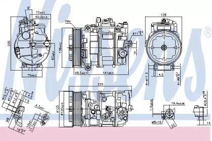 Компрессор NISSENS 890294