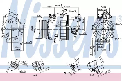 Компрессор NISSENS 890303