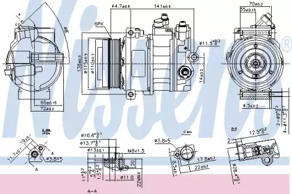 Компрессор NISSENS 890304