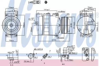 Компрессор NISSENS 89031