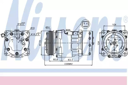 Компрессор NISSENS 89032