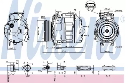 Компрессор NISSENS 890329