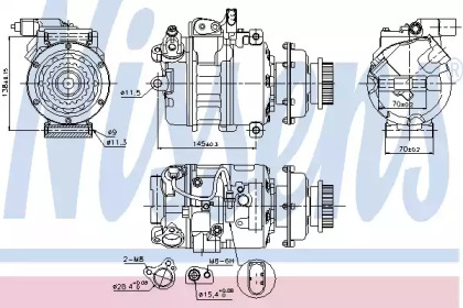 Компрессор NISSENS 89036