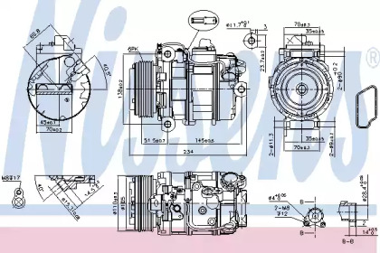 Компрессор NISSENS 890390