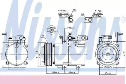 Компрессор NISSENS 890395