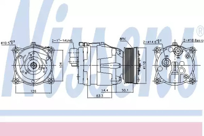 Компрессор NISSENS 89048