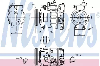 Компрессор NISSENS 89049