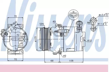 Компрессор NISSENS 89050