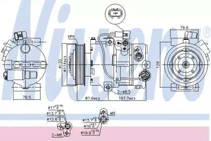 Компрессор NISSENS 890563