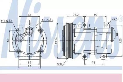 Компрессор NISSENS 89059