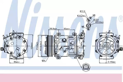 Компрессор NISSENS 89067