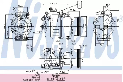 Компрессор NISSENS 89073