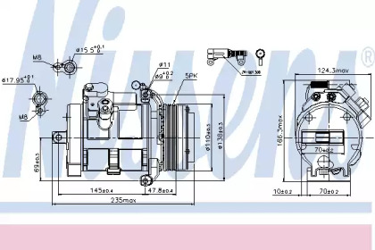 Компрессор NISSENS 89077