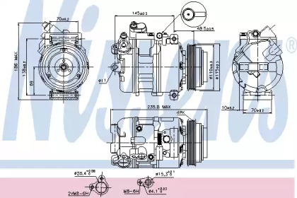 Компрессор NISSENS 89080