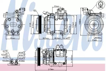 Компрессор NISSENS 89082