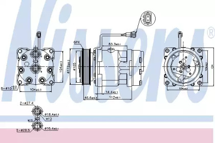 Компрессор NISSENS 89083