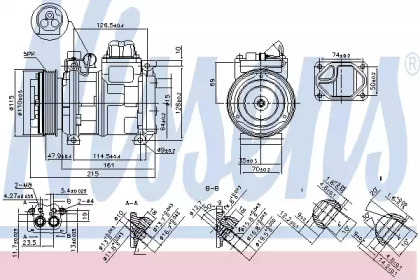 Компрессор NISSENS 89093