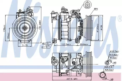 Компрессор NISSENS 89094