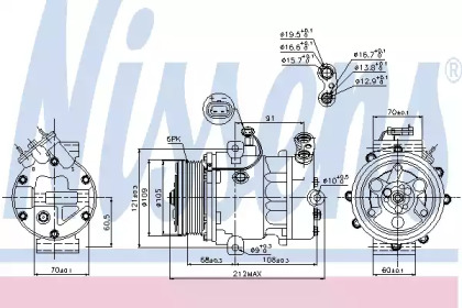 Компрессор NISSENS 89095