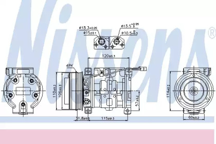 Компрессор NISSENS 89099