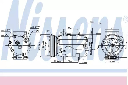 Компрессор NISSENS 89101