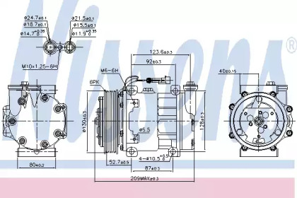 Компрессор NISSENS 89120