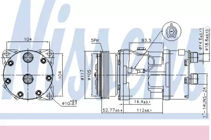 Компрессор NISSENS 89123