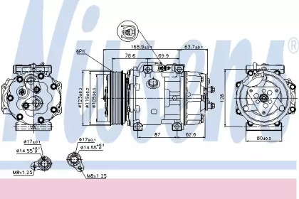 Компрессор NISSENS 89143