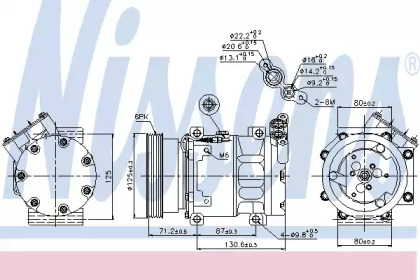 Компрессор NISSENS 89148