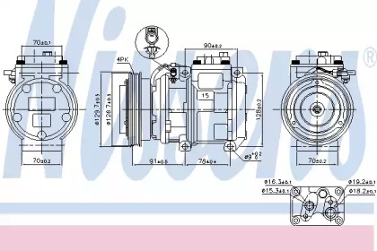 Компрессор NISSENS 89154