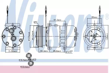 Компрессор NISSENS 89168