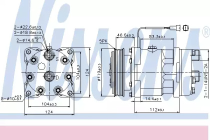 Компрессор, кондиционер NISSENS 89171