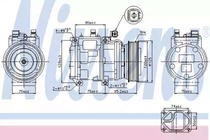 Компрессор NISSENS 89186