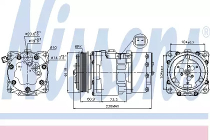 Компрессор NISSENS 89195