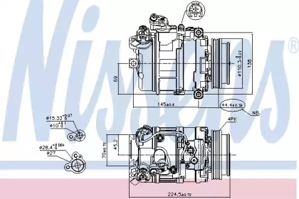 Компрессор NISSENS 89199