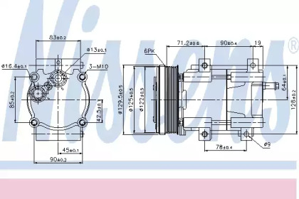 Компрессор NISSENS 89205