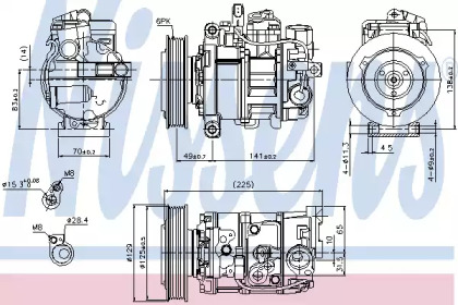 Компрессор NISSENS 89209