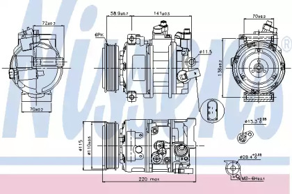 Компрессор NISSENS 89211