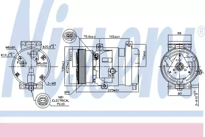 Компрессор NISSENS 89218